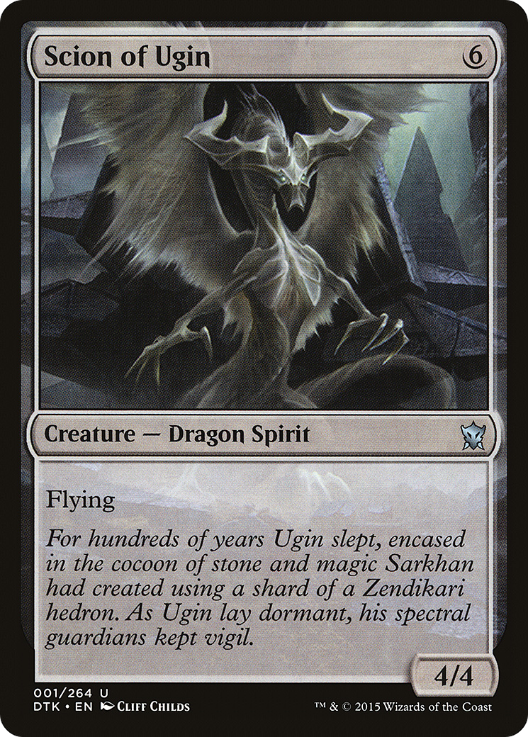 Scion of Ugin [Dragons of Tarkir] | Silver Goblin