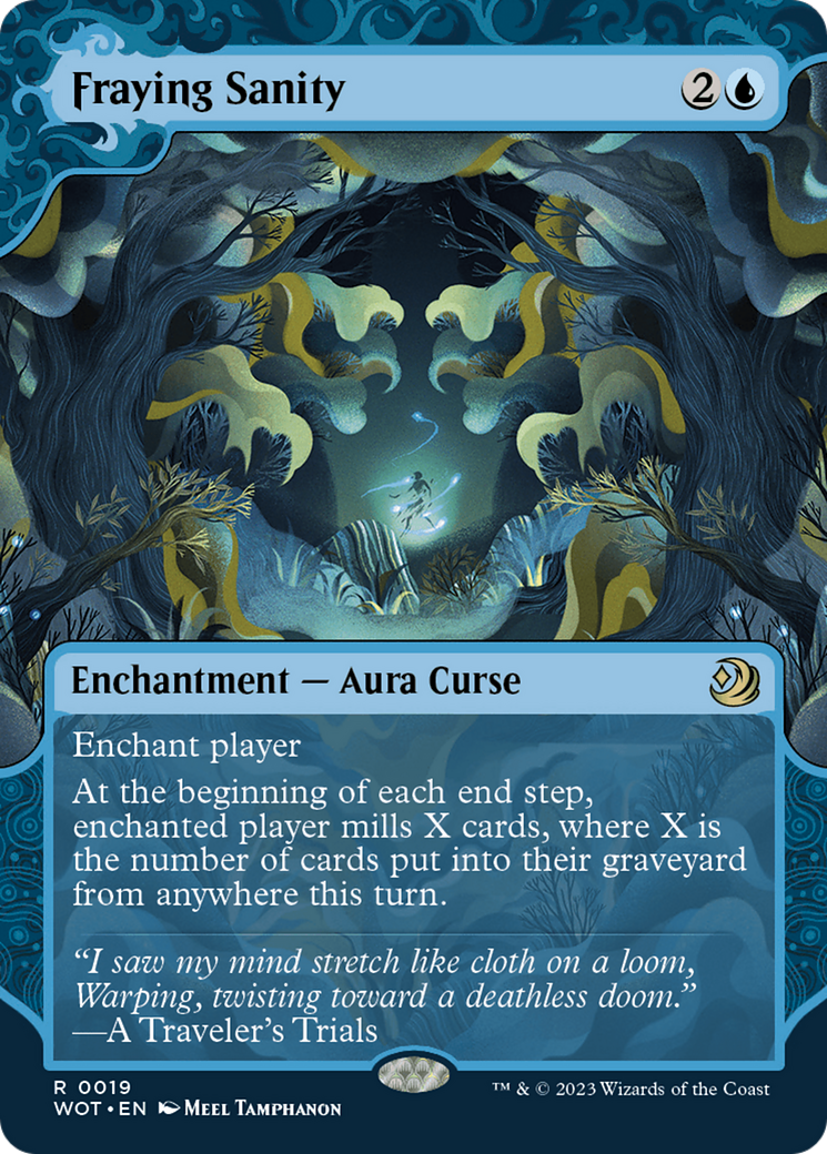 Fraying Sanity (Showcase) (019) Foil - Wilds of Eldraine: Enchanting Tales