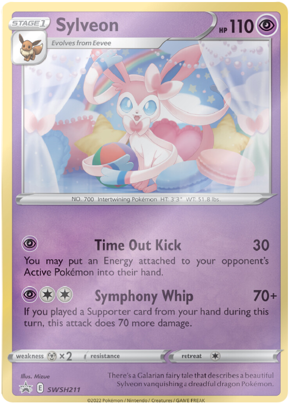 Sylveon (SWSH211) [Sword & Shield: Black Star Promos] | Silver Goblin