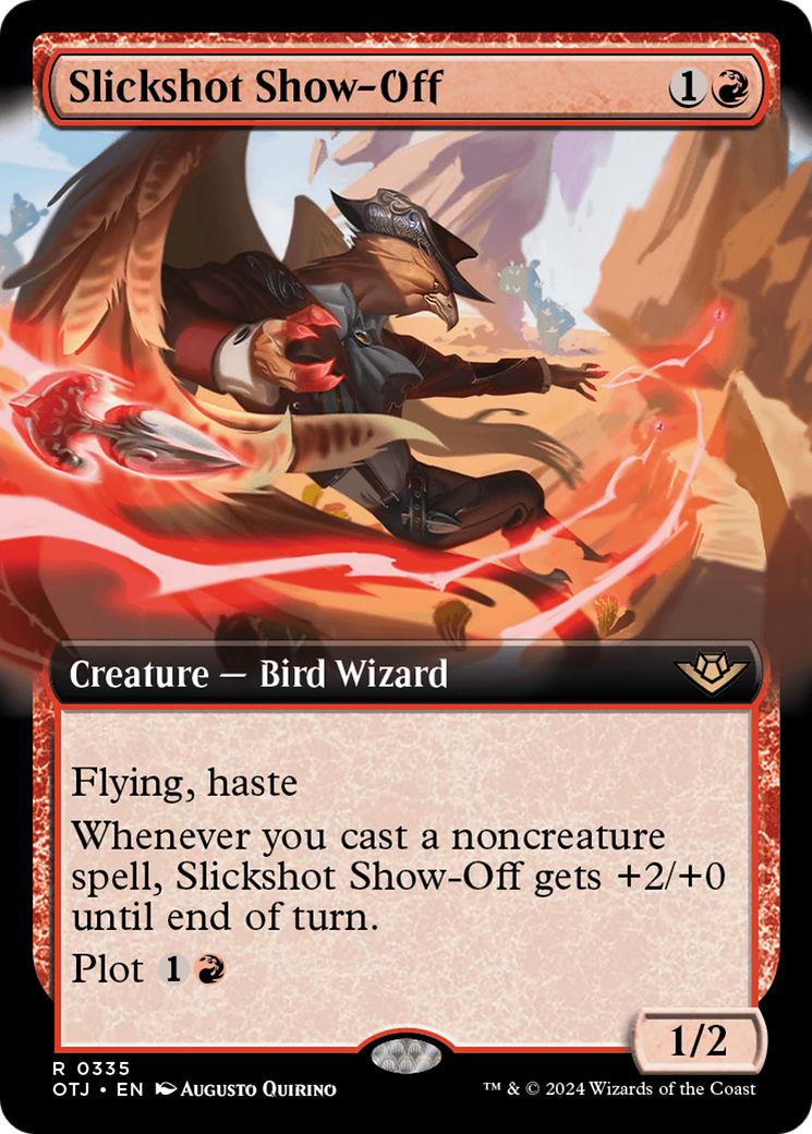 Slickshot Show-Off (Extended Art) (335) Foil - Outlaws of Thunder Junction
