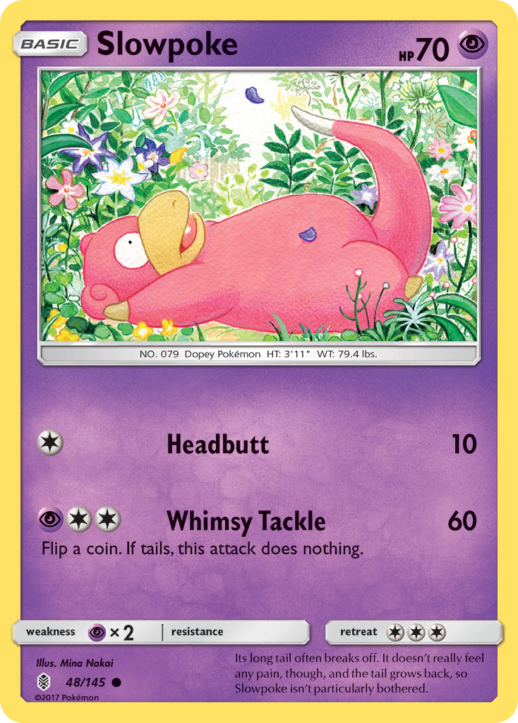 Slowpoke (48/145) [Sun & Moon: Guardians Rising] | Silver Goblin