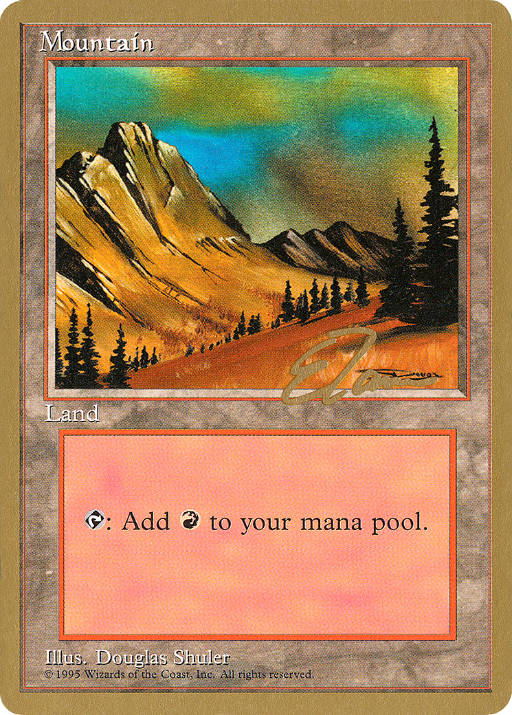 Mountain (C) - 1996 Eric Tam (4ED) - Pro Tour Collector Set