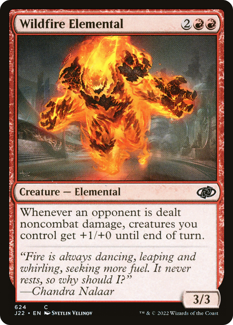 Wildfire Elemental [Jumpstart 2022] | Silver Goblin