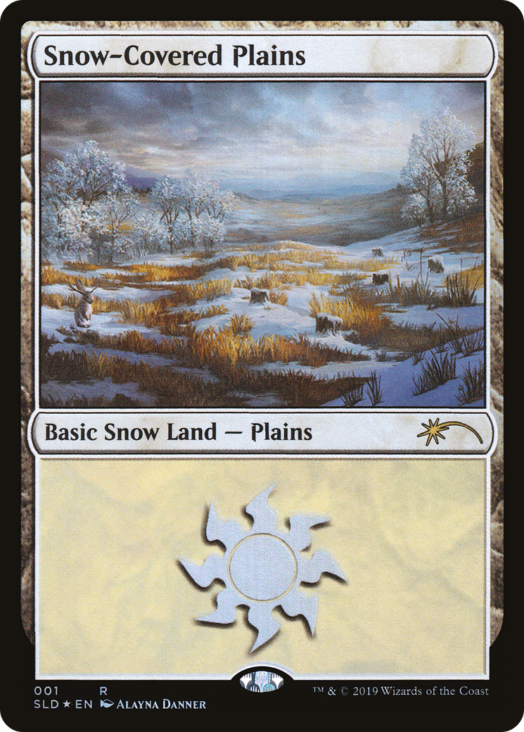 Snow-Covered Plains (001) Foil - Secret Lair Drop