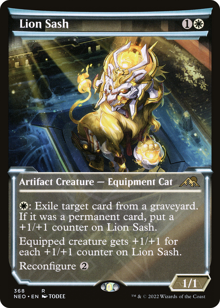 Lion Sash (Showcase) (368) Foil - Kamigawa: Neon Dynasty