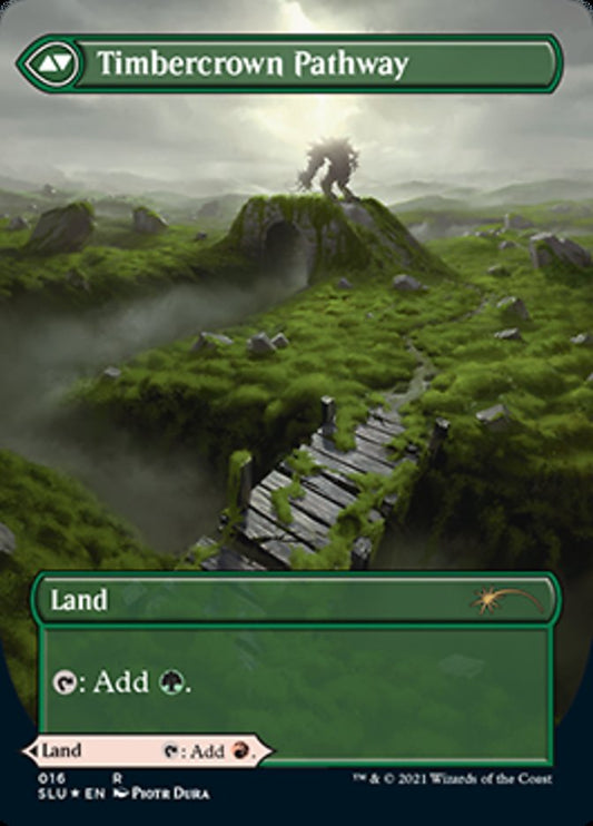 Cragcrown Pathway // Timbercrown Pathway (016) Foil - Secret Lair: Ultimate Edition