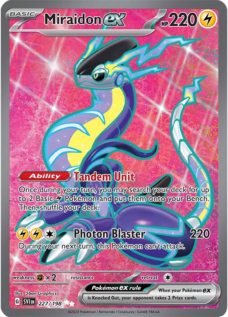 Miraidon ex (227/198) [Scarlet & Violet: Base Set] | Silver Goblin