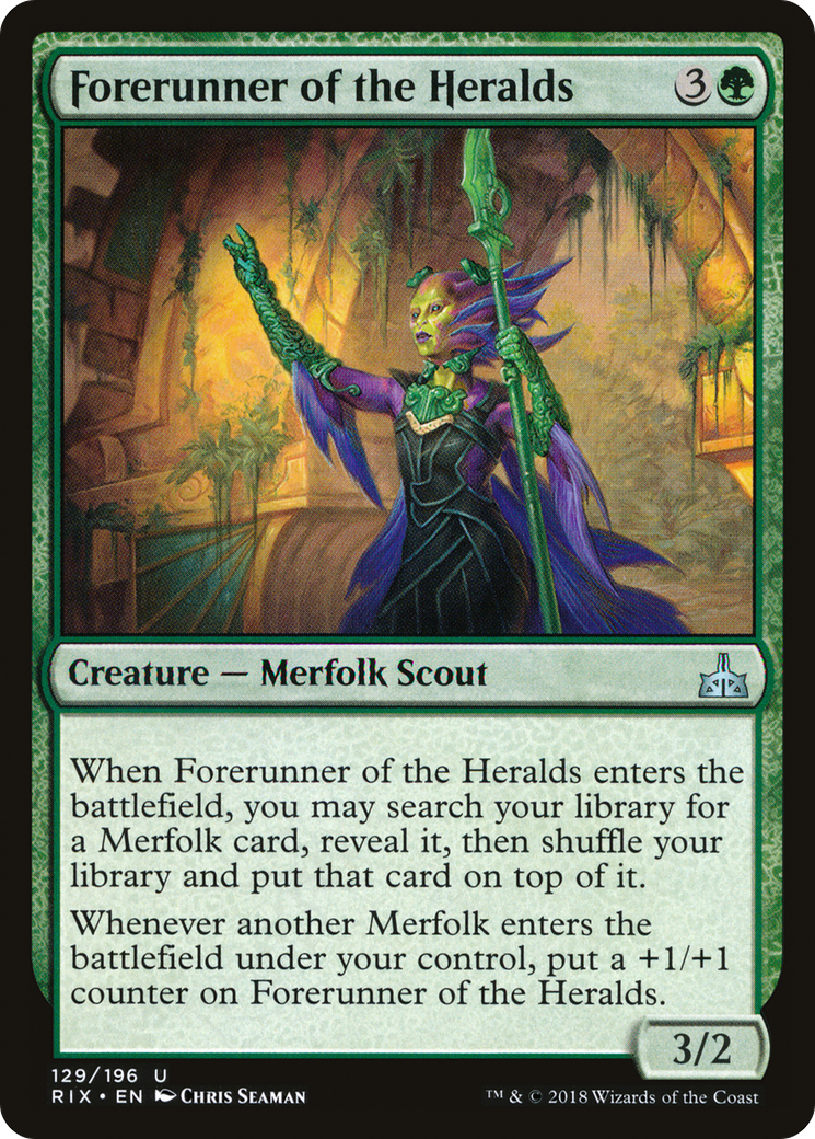 Forerunner of the Heralds [Rivals of Ixalan] | Silver Goblin