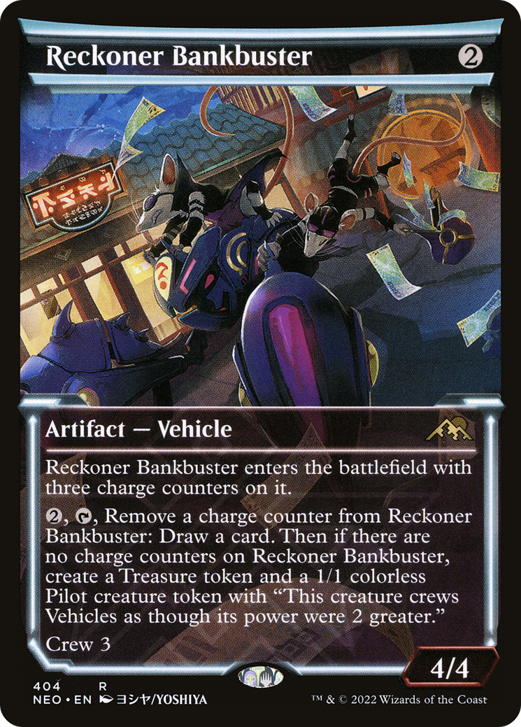 Reckoner Bankbuster (Showcase) (404) Foil - Kamigawa: Neon Dynasty