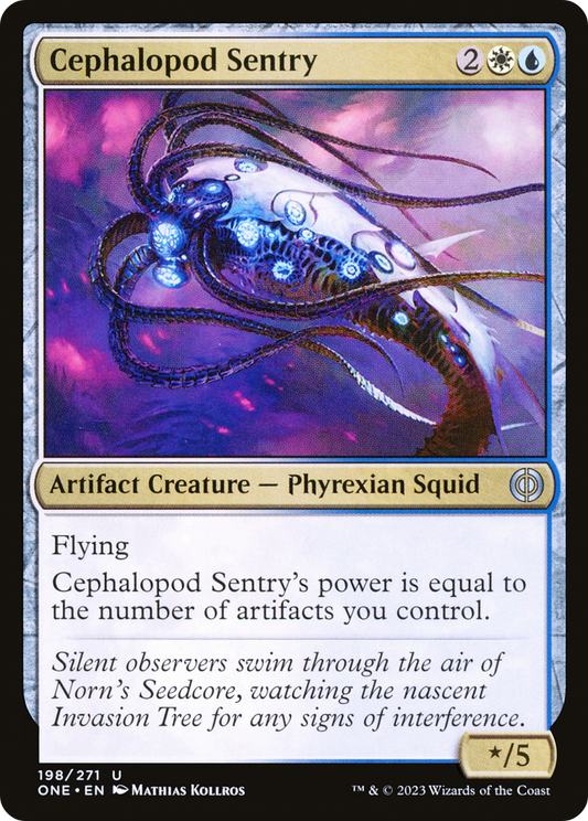 Cephalopod Sentry [Phyrexia: All Will Be One] Foil