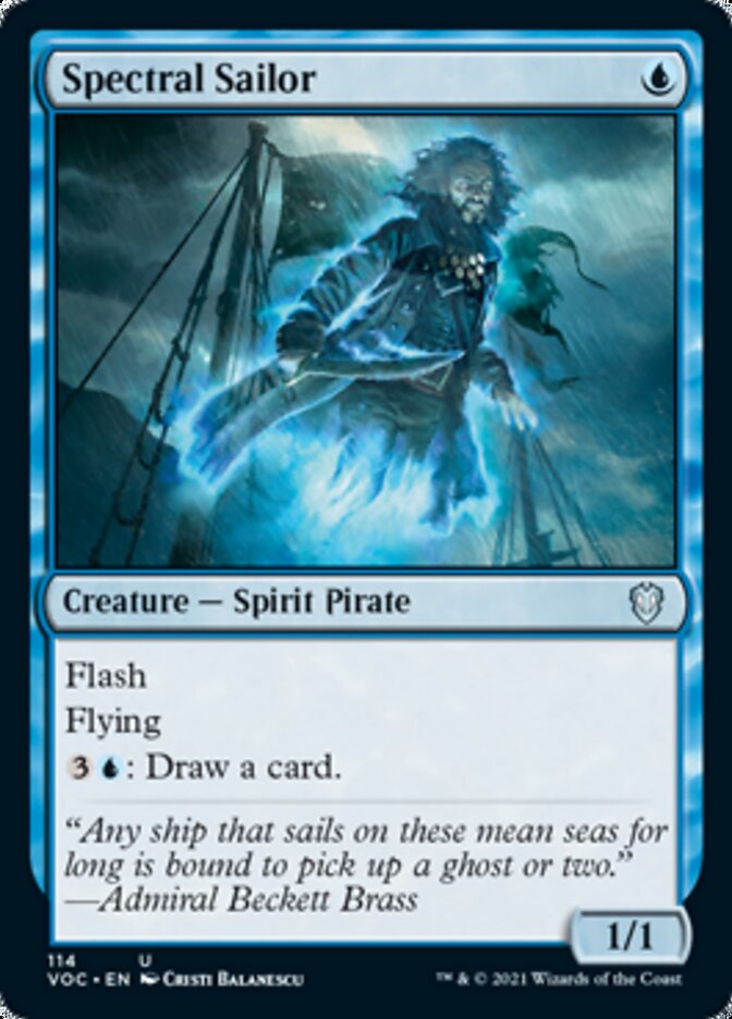 Spectral Sailor [Innistrad: Crimson Vow Commander] | Silver Goblin