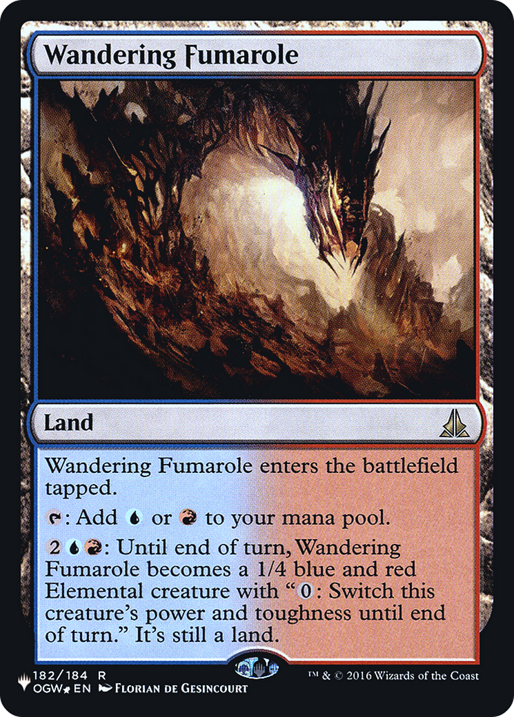 Wandering Fumarole (OGW-182) Foil - The List