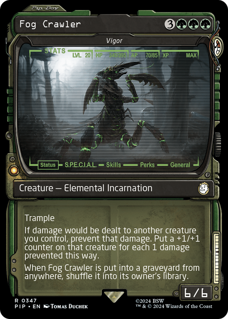 Fog Crawler – Vigor (Showcase) (347) Foil - Fallout