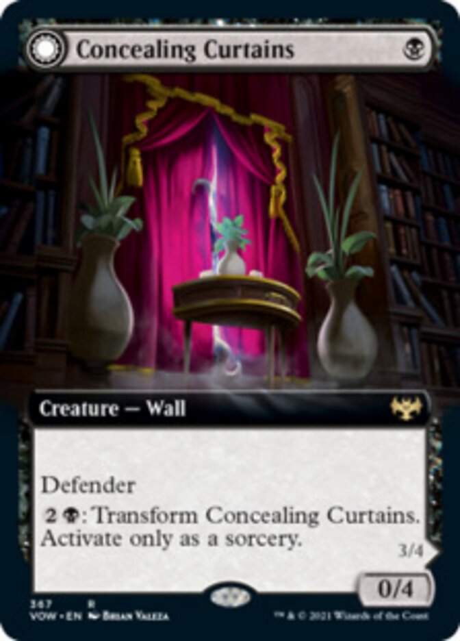 Concealing Curtains // Revealing Eye (Extended Art) (367) - Innistrad: Crimson Vow