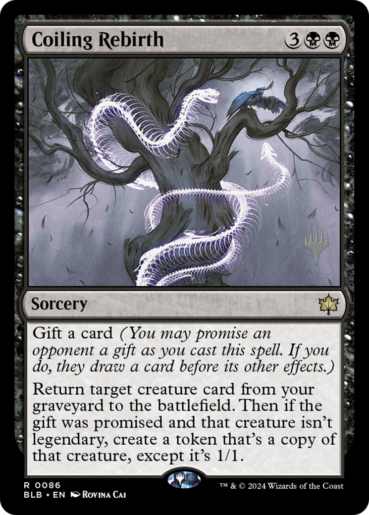 Coiling Rebirth (Promo Pack) [Bloomburrow Promos] Foil