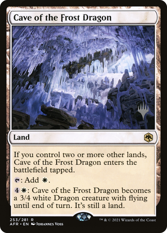 Cave of the Frost Dragon (Promo Pack) [Dungeons & Dragons: Adventures in the Forgotten Realms Promos] Foil