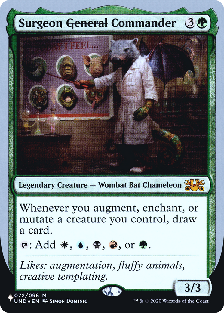Surgeon General Commander (042) Foil - The List (Unfinity Foil Edition)