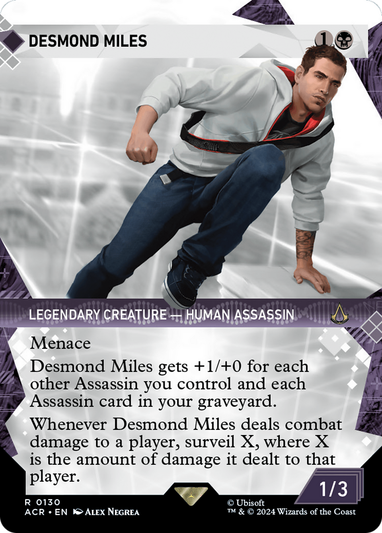 Desmond Miles (Showcase) (130) Foil - Assassin's Creed