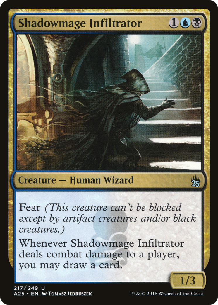 Shadowmage Infiltrator (217) Foil - Masters 25