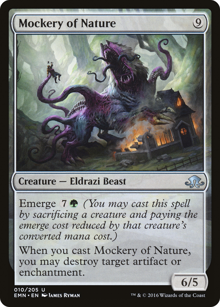 Mockery of Nature (010) Foil - Eldritch Moon