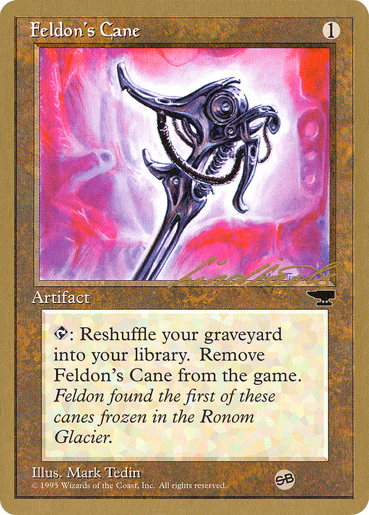 Feldon's Cane (Leon Lindback) (SB) [Pro Tour Collector Set]