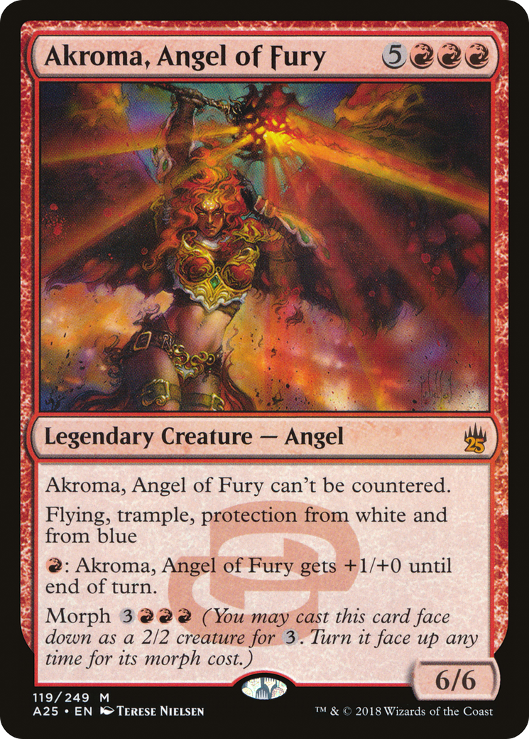 Akroma, Angel of Fury [Masters 25] Foil