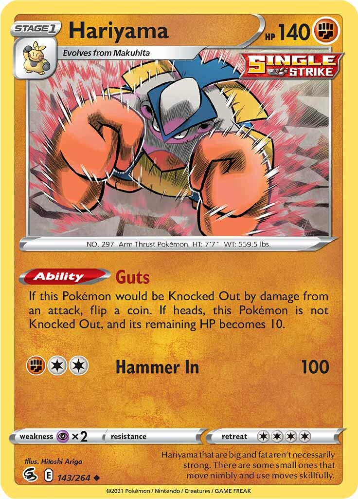 Hariyama (143/264) [Sword & Shield: Fusion Strike] | Silver Goblin