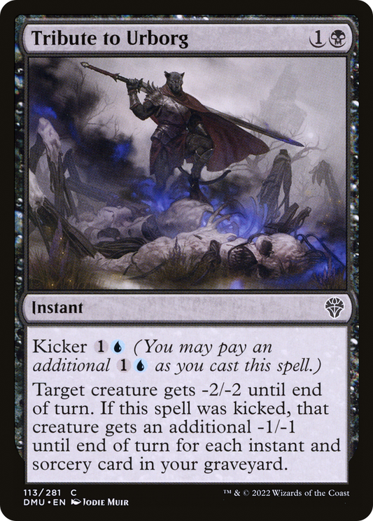 Tribute to Urborg [Dominaria United] Foil