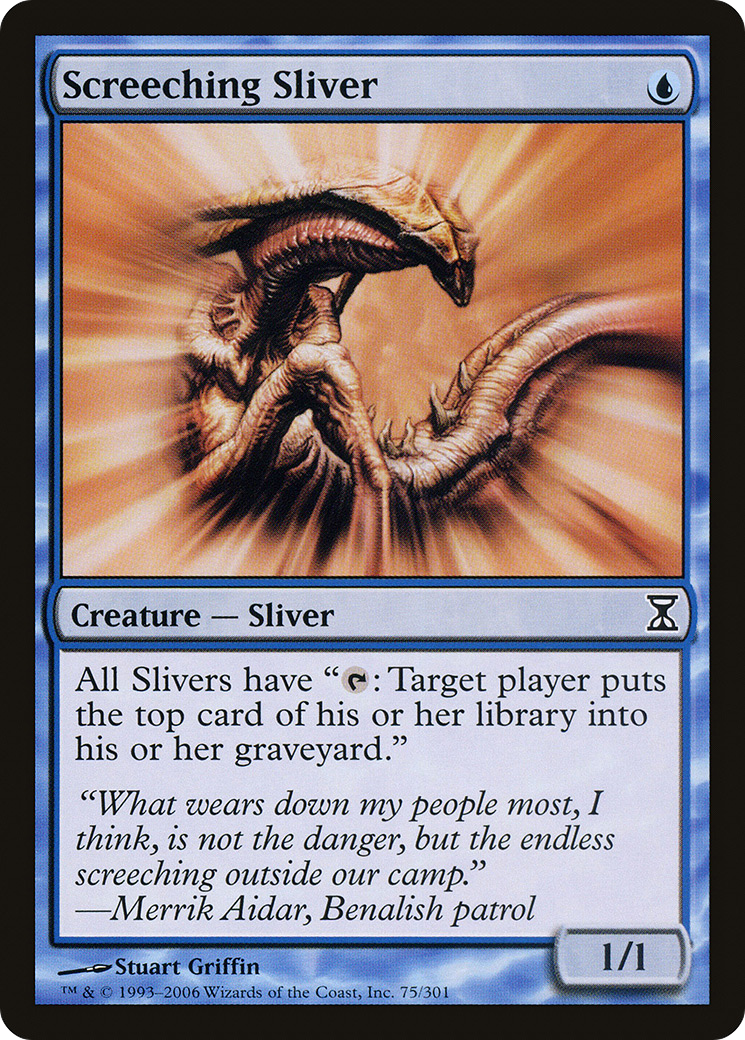 Screeching Sliver (075) Foil - Time Spiral