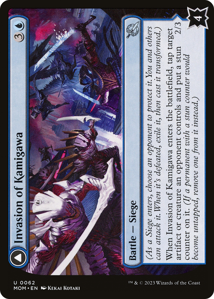 Invasion of Kamigawa // Rooftop Saboteurs (062) Foil - March of the Machine