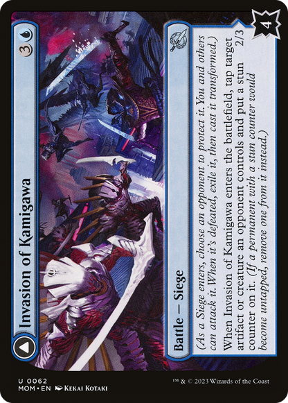 Invasion of Kamigawa // Rooftop Saboteurs (062) Foil - March of the Machine