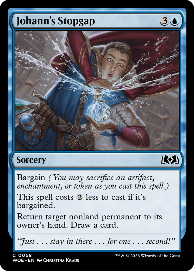 Johann's Stopgap (058) Foil - Wilds of Eldraine