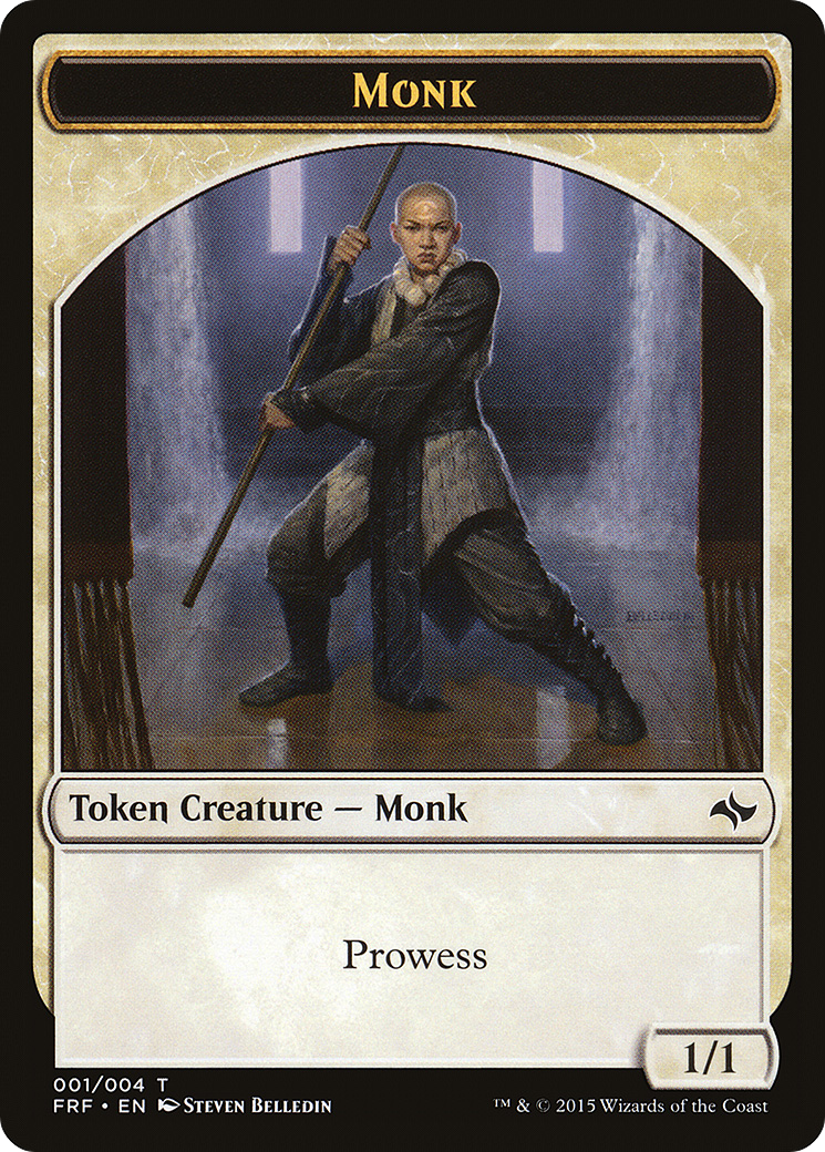 Monk Token [Fate Reforged Tokens] | Silver Goblin