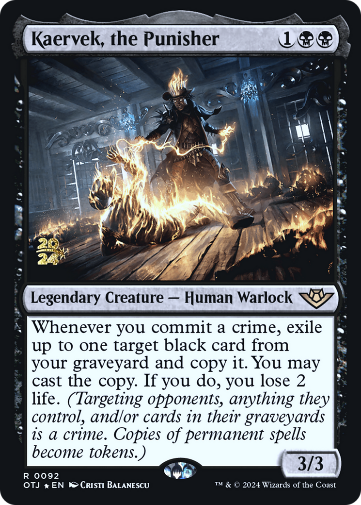 Kaervek, the Punisher [Outlaws of Thunder Junction Prerelease Promos]