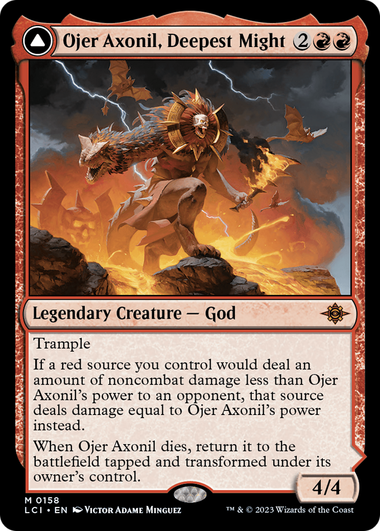 Ojer Axonil, Deepest Might (158) Foil - The Lost Caverns of Ixalan