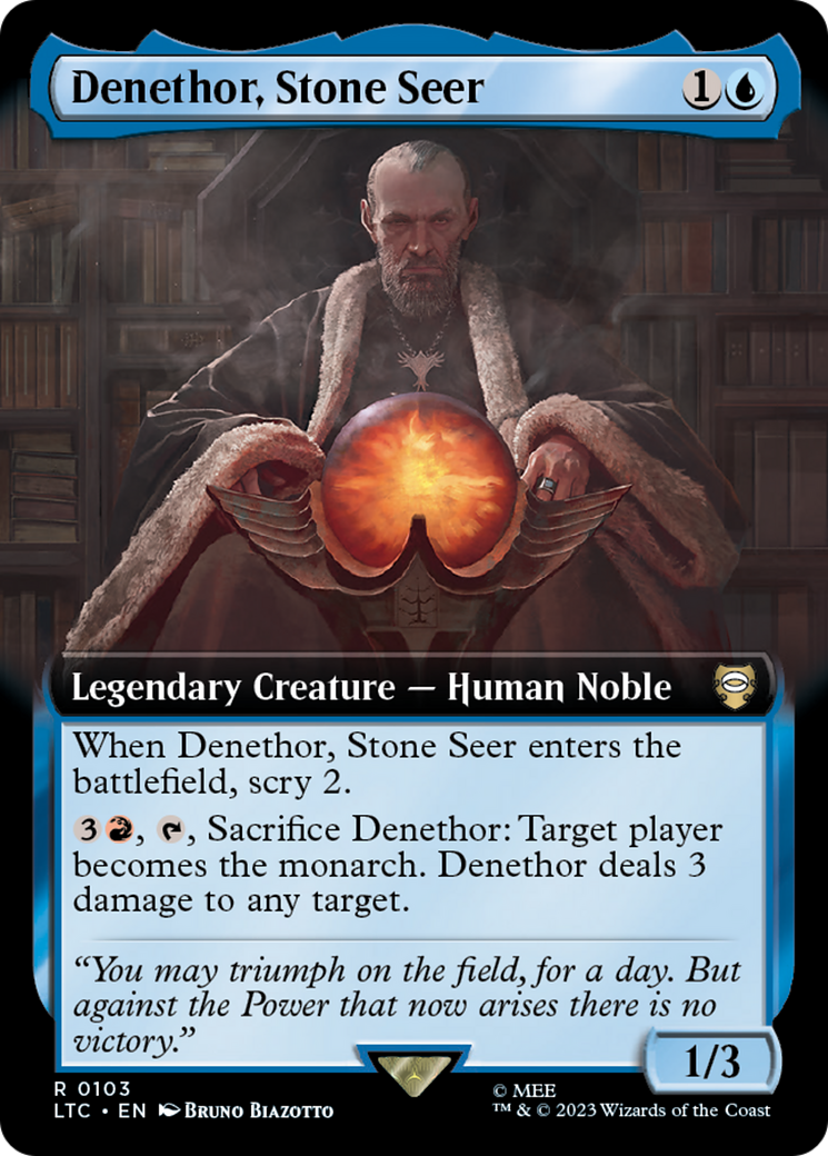Denethor, Stone Seer (Extended Art) (103) - Tales of Middle-earth Commander