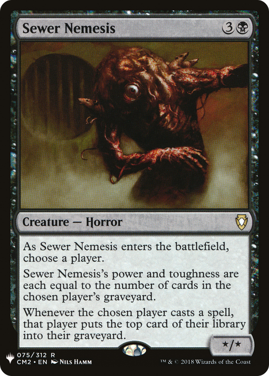Sewer Nemesis (CM2-75) - The List
