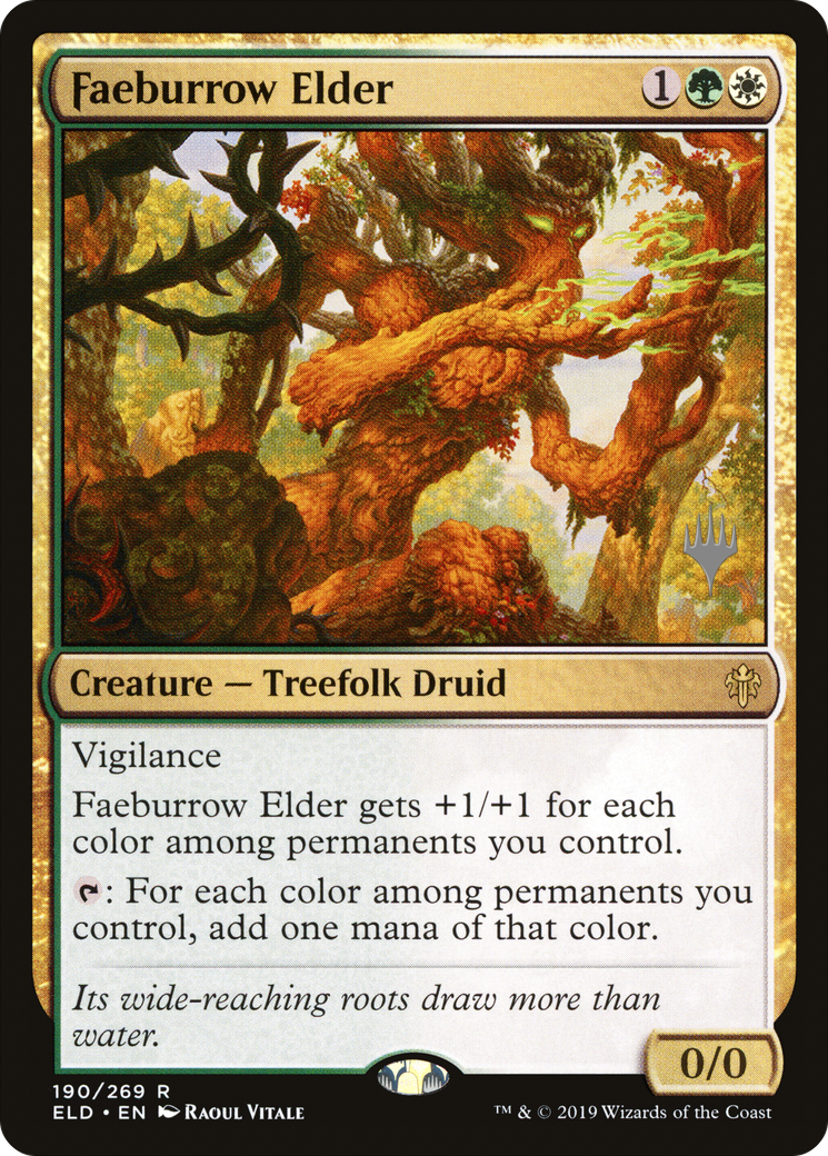 Faeburrow Elder (Promo Pack) [Throne of Eldraine Promos] | Silver Goblin