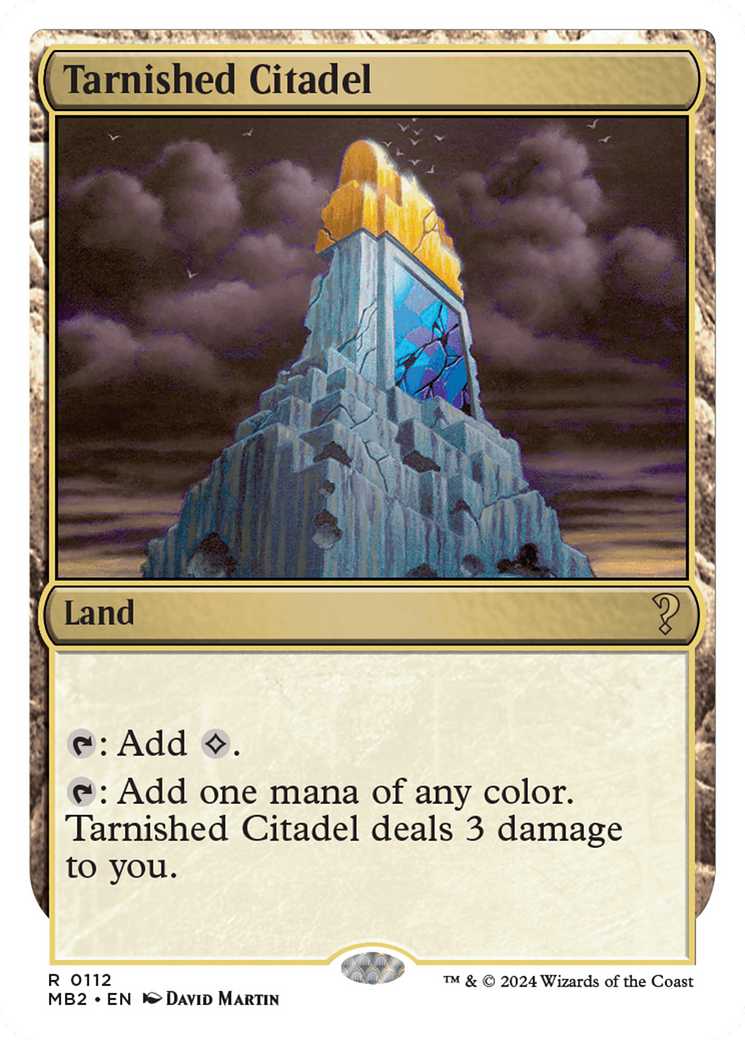 Tarnished Citadel (White Border) [Mystery Booster 2] | Silver Goblin