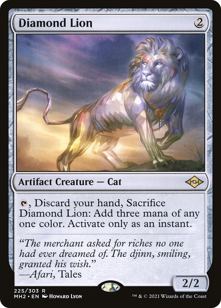 Diamond Lion (225) Foil - Modern Horizons 2