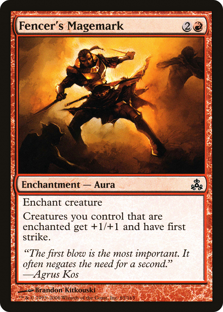 Fencer's Magemark (065) - Guildpact