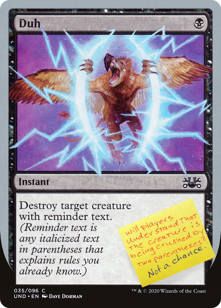 Duh (035) - Unsanctioned