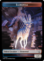 Elemental (9) // Phyrexian Hydra (12) Double-Sided Token [March of the Machine Tokens] | Silver Goblin