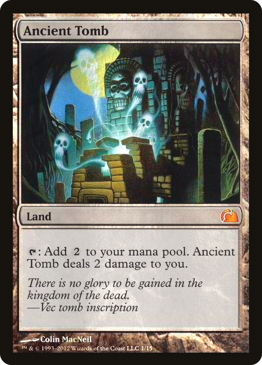 Ancient Tomb (001) Foil - From the Vault: Realms
