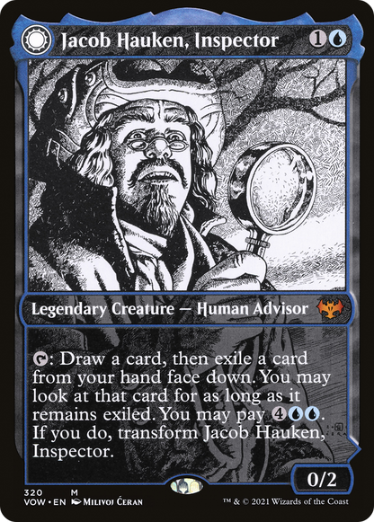 Jacob Hauken, Inspector (Showcase) (320) Foil - Innistrad: Crimson Vow