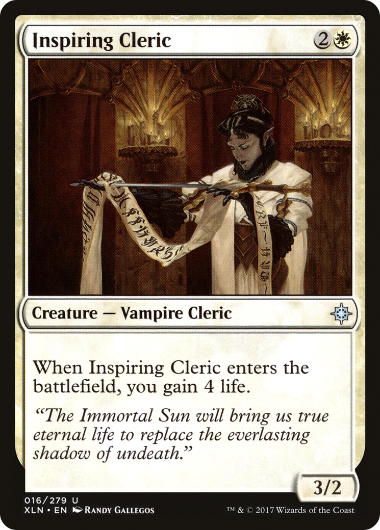 Inspiring Cleric (016) Foil - Ixalan
