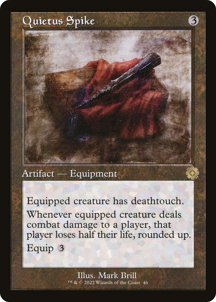Quietus Spike (Retro) (046) Foil - The Brothers' War Retro Artifacts