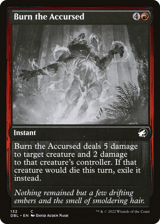 Burn the Accursed [Innistrad: Double Feature] Foil