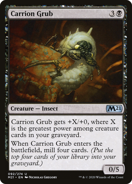 Carrion Grub [Core Set 2021] Foil