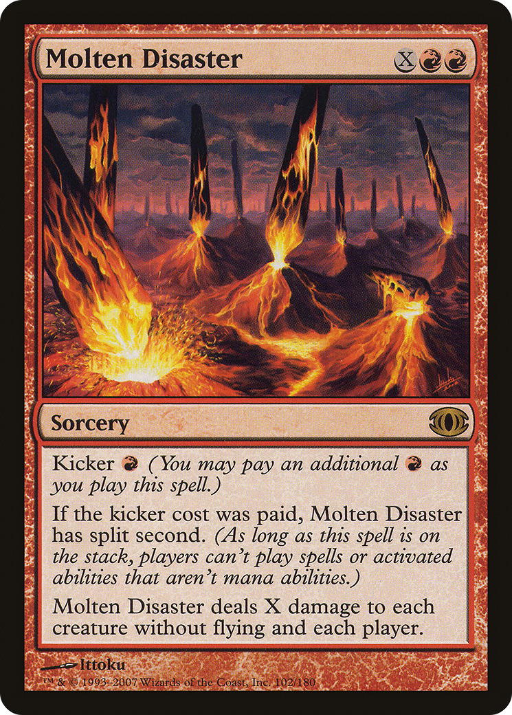 Molten Disaster (102) Foil - Future Sight